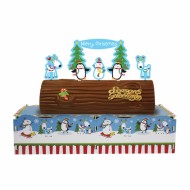Joyful Snowman Christmas Cake Topper Kit